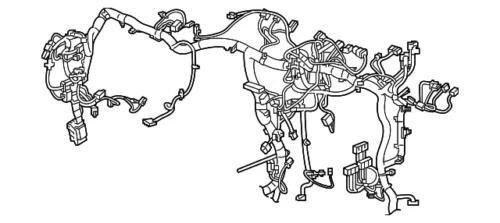 Arnés de cableado de faros genuino GM 2018 Chevrolet Traverse High Country 84593308 Foto 2 de 3