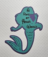 Princess Ariel Inspired Silhouette Scrapbook, Card Making Paper Piecing