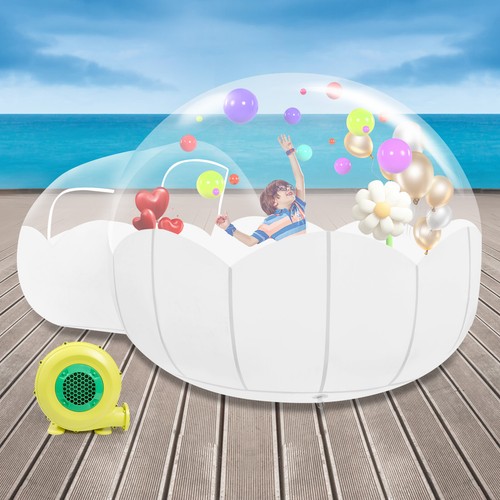 Globos inflables para casa de burbujas tienda transparente camping tienda de observación de estrellas a prueba de frío - Imagen 15 de 15