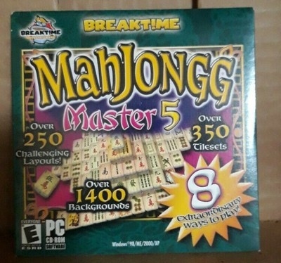 Mahjongg Master 5 (PC CD) New US Retail Store Edition Sealed