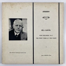 Sahan Arzruni, Bartok For Children Vol. 1 / The First Term At The Piano MHS-1842