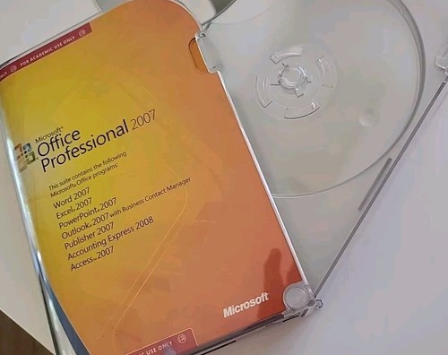 MS Office Pro 2007 Upgrade For Academic Use Only Used 2 Disks - Picture 5 of 7