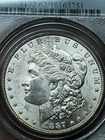 1887-P Morgan Dollar (Vam-10)*Doubled 18*PCGS MS-62*
