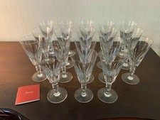 18 Champagne Flutes Model Ile de France Crystal by Baccarat Price per Unit 