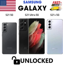 New Samsung Galaxy S21+ /S21 Ultra 5G 256GB 512GB Factory Unlocked GSM+CDMA
