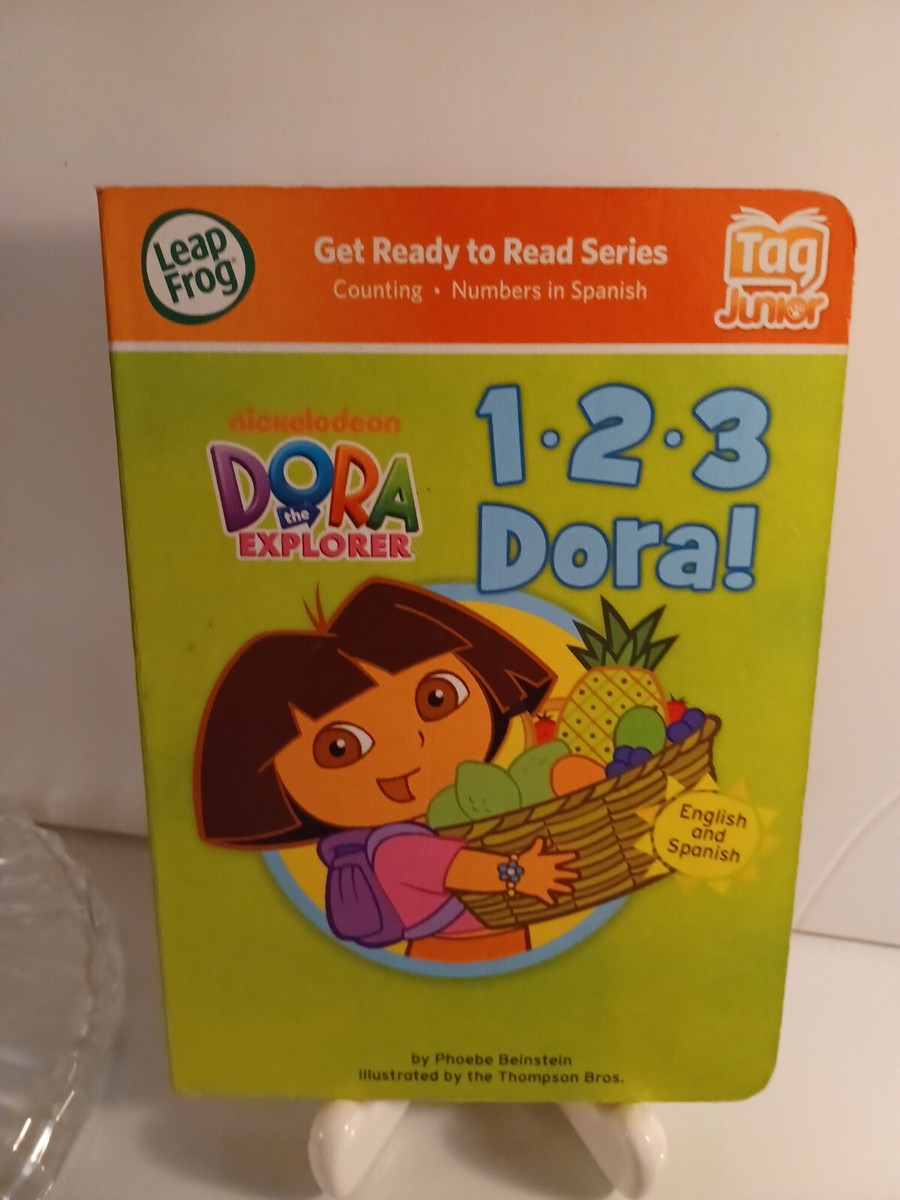 123 Dora the Explorer Board Book Hardback Tag Junior Leap Frog