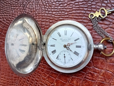 1900er Taschenuhr Russland Perret & Fils Brenets Schweizer Uhr Schönes Stück 