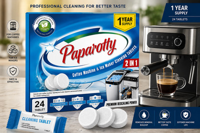 Coffee Machine Descaler Cleaner Tablets 24-Pack  For Keurig, Nespresso, Breville