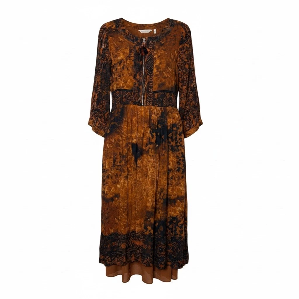 flossie midi dress Pink Printed Flossie Midi Dress
