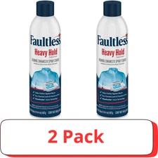 Faultless Heavy Hold Ironing Enhancer Spray Starch 20 oz each (2 Pack)