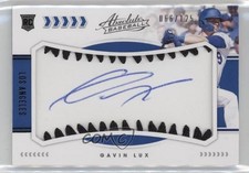 2020 Absolute Rookie Baseball Material Signatures Black /125 Gavin Lux Auto g2u