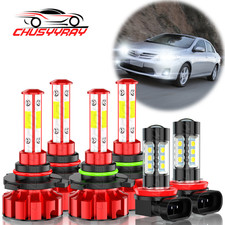 For Dodge Avenger 2013-2014 Led Headlight High Low Beamfog Lights Bulbs 6000k