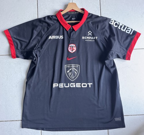 Maillot Rugby Stade Toulousain – Nike Noir – Taille 3XL Unisexe – Occasion