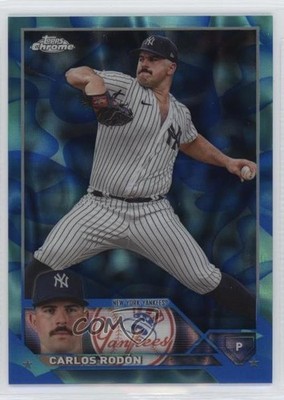 2023 Chrome Update Aqua & Blue Lava Lamp Refractor /175 Carlos Rodon Rodón 11o2