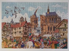 KiWi Köln Puzzle - Die mittelalterliche Altstadt um das Jahr 1530 - , 1000 Teile