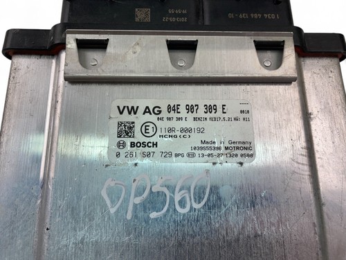OP560 SKODA Motorsteuergerät Steuergerät 04E907309E 0261S07729 - Bild 8 von 8