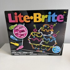 214 Pegs Magic Screen Lite Brite Kids Toy Fun Light Bright Game Set