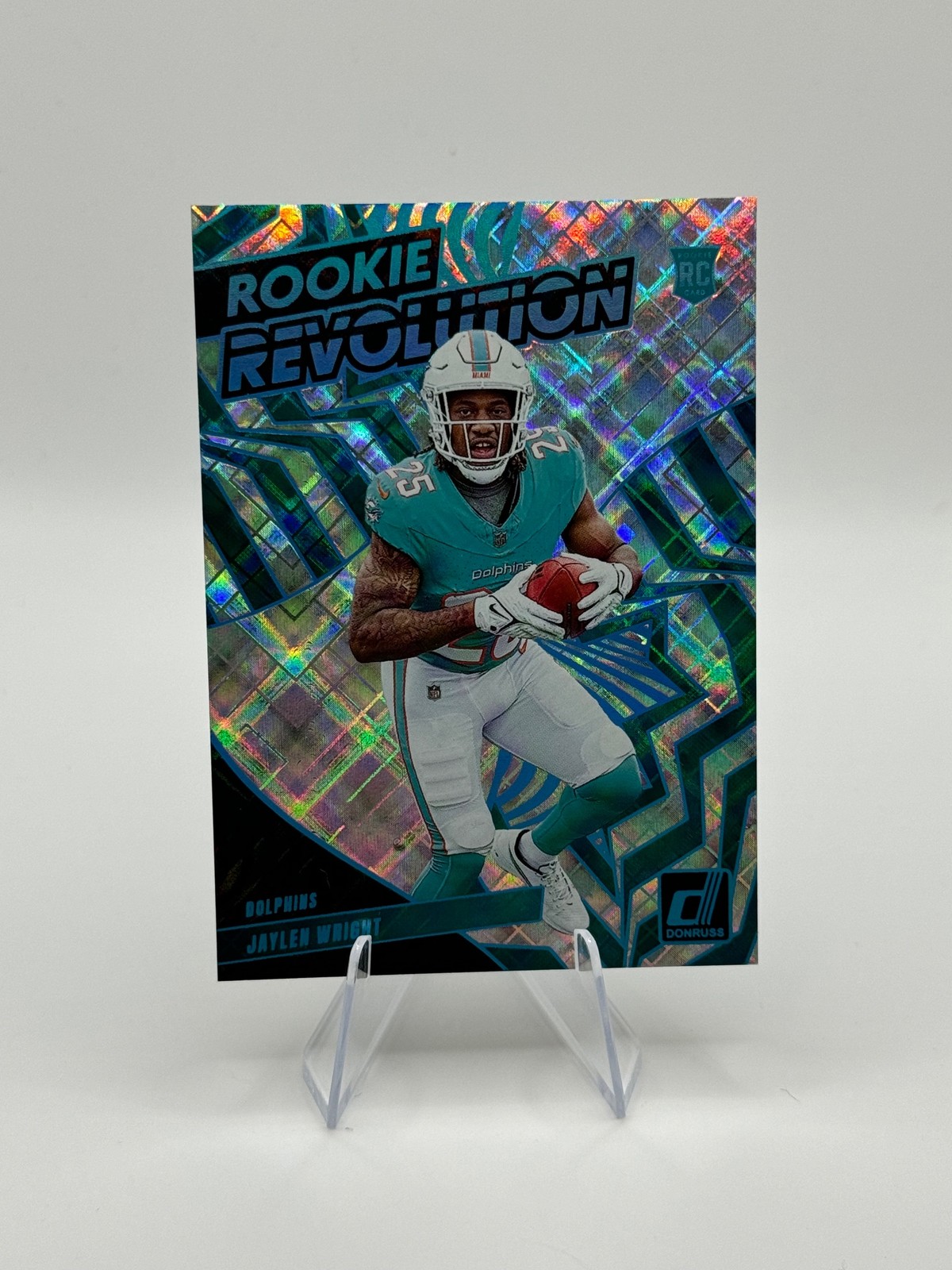 2024 Donruss #33 Jaylen Wright Rookie Revolution Cosmic #/100
