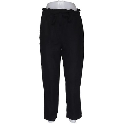 Noa Noa, Hose, Größe: 36, Schwarz, Leinen/Polyester/Viskose, Einfarbig #Pzu