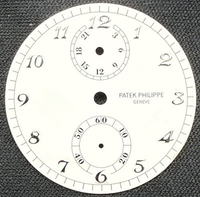Patek Philippe Travel time GMT  White Gold Numbers Watch Dial