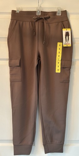Neu mit Etikett 32 Grad Hitze Small Tech Cargo Scuba Damen-Jogginghose khaki braun NEU - Bild 1 von 12