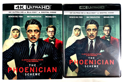 The Phoenician Scheme 4K (4K+Blu-ray+Digital Copy+Slip Cover) WES ANDERSON
