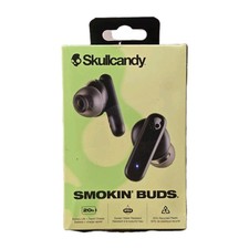 Skullcandy Smokin' Buds Wireless In-Ear Earbuds - True Black New Sealed