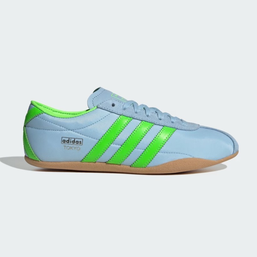 SAOLA Nuove scarpe Adidas Tokyo da donna cielo chiaro verde solare (JQ0582)