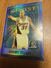 1995-96 Topps Finest Reggie Miller #31 Refractor With Coating