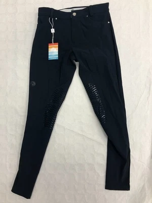 Pantalon Équitation Homme Le Sabotier Alban Bleu Nuit Grip Genoux Taille 36 Neuf - Photo 1/4