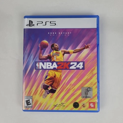 NBA 2K24 Kobe Bryant Edition PS5 Sony PlayStation 5 Basketball CIB Great Disc