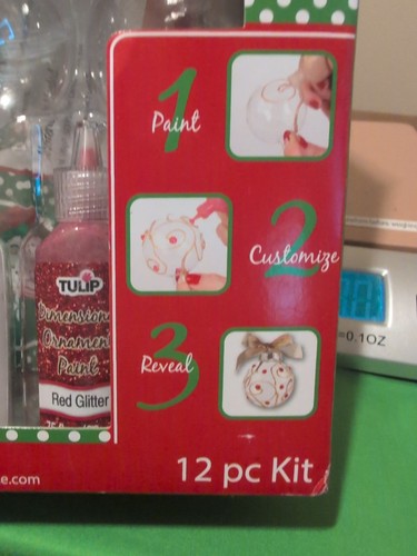 DIY Tulip 3D Paint Ornament Kit Christmas Cheer 12 Piece - Picture 2 of 4