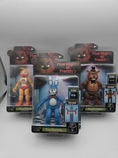 Lote de 3 figuras FNAF Jazwares Toy Freddy, Toy Bonnie, Toy Chica - Figuras de acción