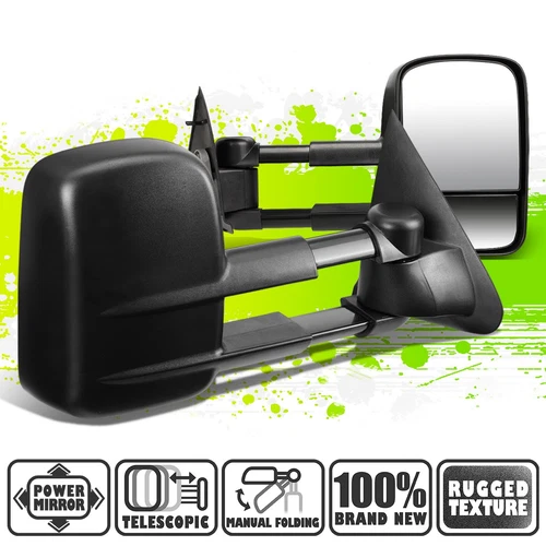 Powered Adjustment Side View Towing Mirrors for Ford F150 250 Light Duty 97-04