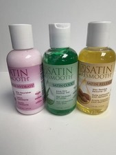 SATIN SMOOTH Satin Cool  Lotion  Remover Oil 4 oz
