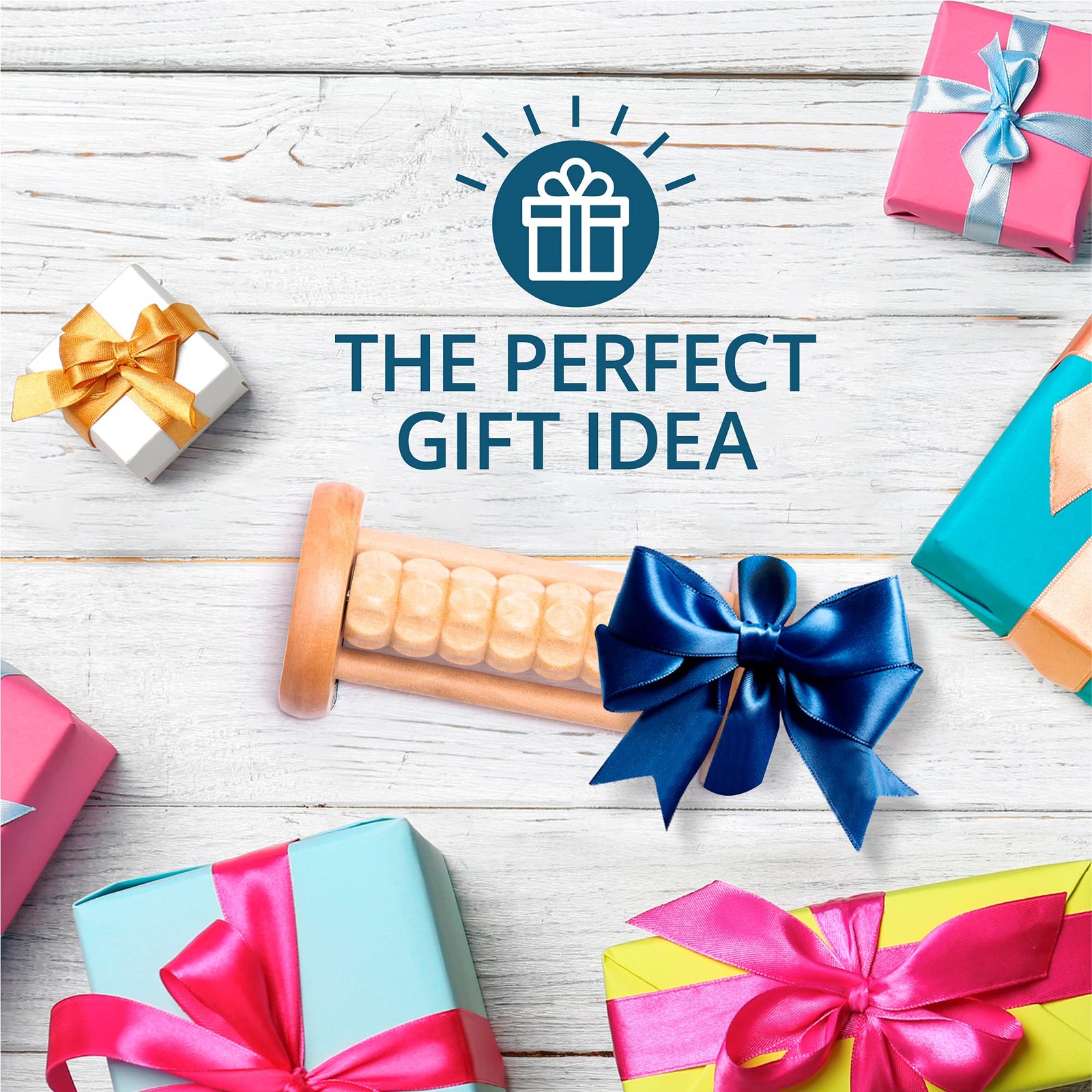 Compact Foot Roller for Plantar Fasciitis Relief |Relaxing Gifts for Mom and Dad