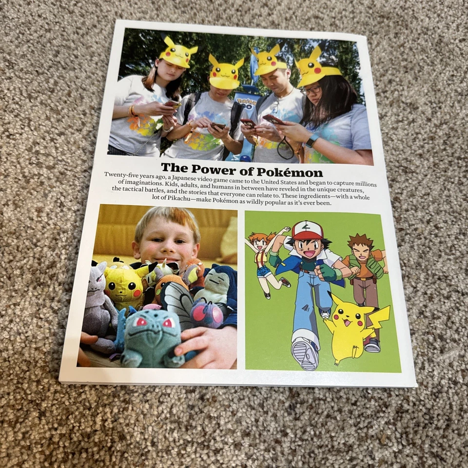 Time Magazine - Pokemon 25th Anniversary Collectible Issues (Pikachu Cover) New - Image 2 of 2