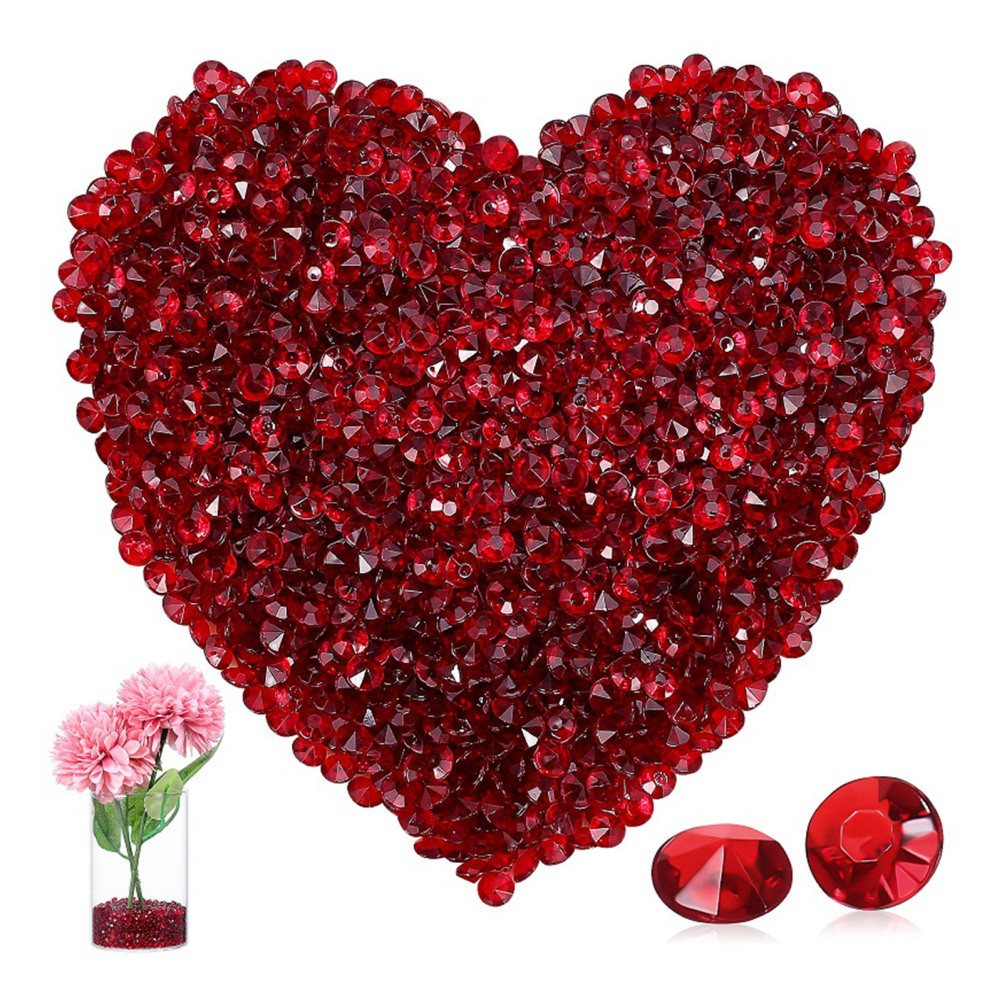  10000 Pcs Acrylic Rhinestones Table Scatter Bridal Shower Decorations