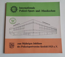 Polizeisportverein Krefeld - Polizei-Sport-Musikschau 50 Jahre Festschrift 1975