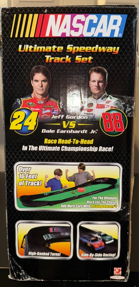 Vintage NASCAR Ultimate Speedway Motorized Track Set Gordon vs. Earnhardt Jr NEW - Image 3 of 4