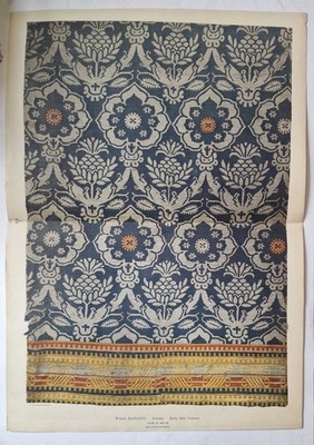 PORTFOLIO OF ART 16th Century German Wall Hanging, Antique Textile Design