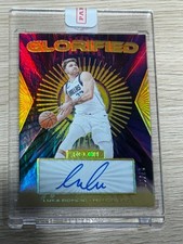 2023-24 Panini Recon Luka Doncic Glorified Signatures Gold 7/10 On-Card Auto