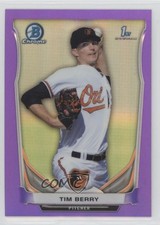 2014 Bowman Chrome Prospects Purple Refractor 67/150 Tim Berry #BCP74 z6b