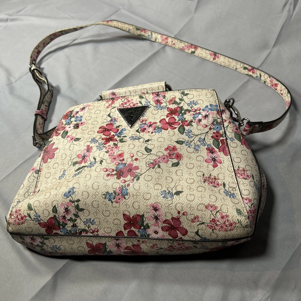 Bandolera Guess Floral Con Asas Cruze Foto 3 de 4