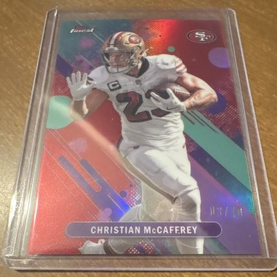 Topps 2025 Finest Christian McCaffrey 49ers #79 Serial Numbered 03/10