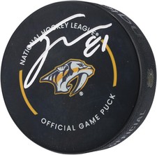 Jonathan Marchessault Nashville Predators Autographed Official Game Puck