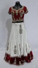 Ruby Silk Threads Womens Ceremonial Bridal Lehenga Set NC3 Multi See Description