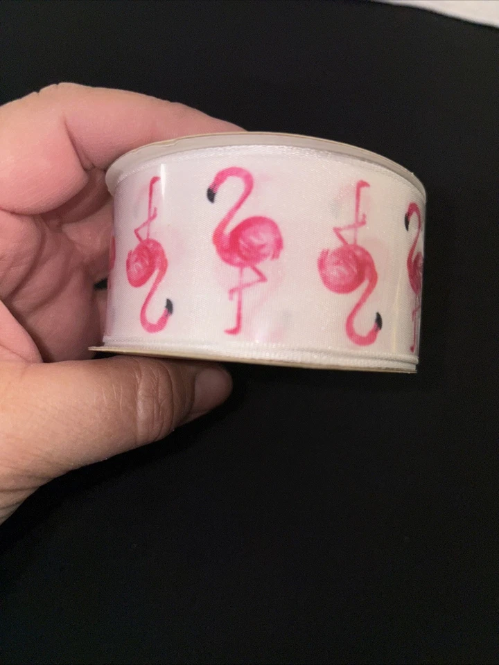 Flamingos 1,5 x 18 pies y 2 rollos rosa brillante cinta con cable. Nuevo. Foto 4 de 4