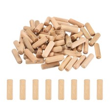4/9 Wooden Dowel Pins, 68 Pcs 40mm Hardwood Crafts Furniture Woodwork