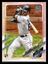 2021 Topps #326 Eddy Alvarez Rainbow Foil Miami Marlins